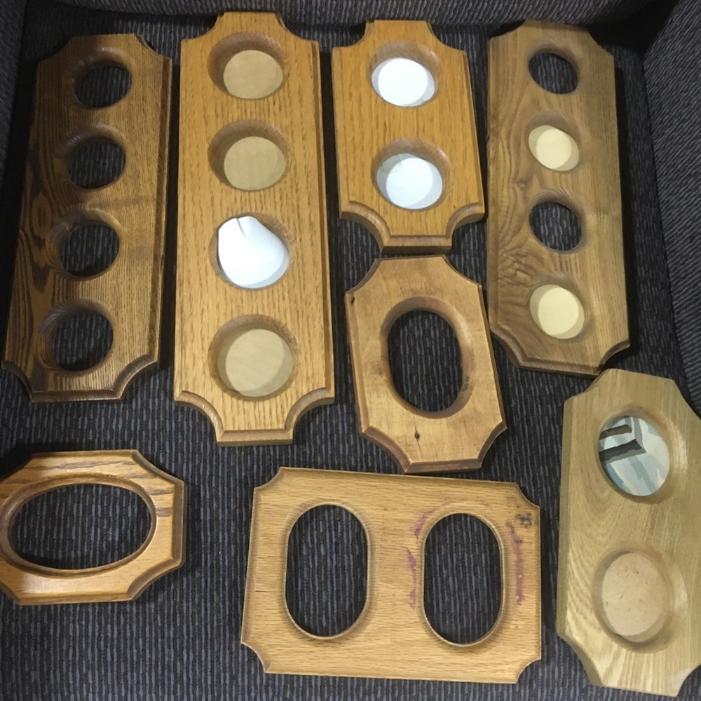 Rustic Wooden Picture Frame Set
